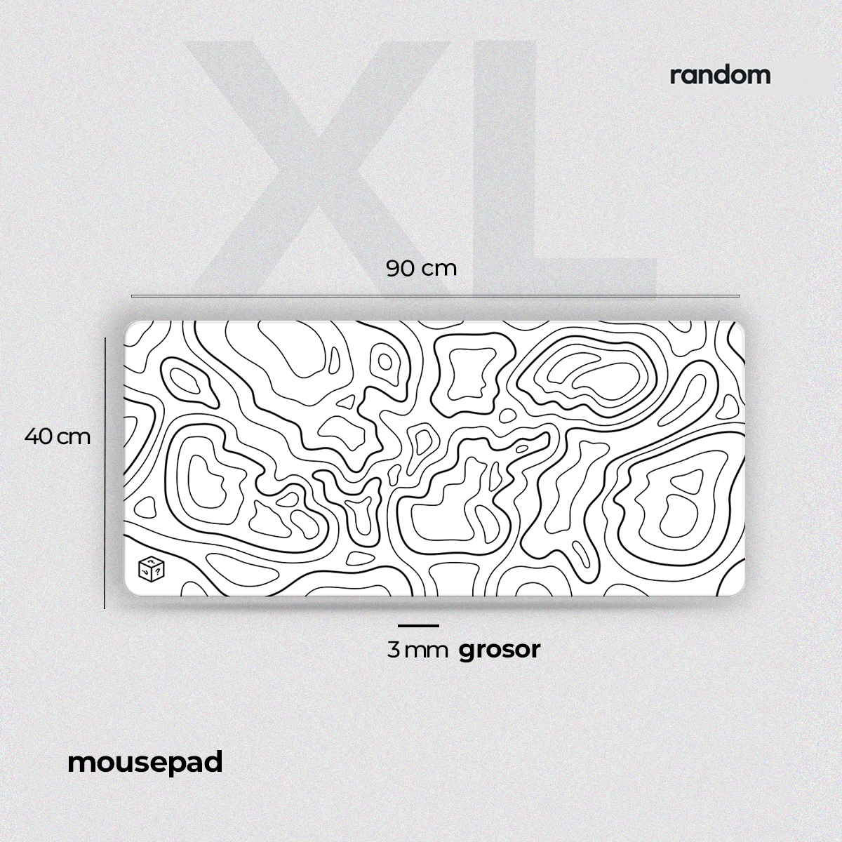 Mousepad Flux Blanco