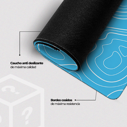 Mousepad Flux Azul