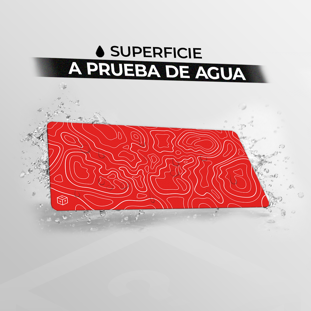 Mousepad Flux Rojo