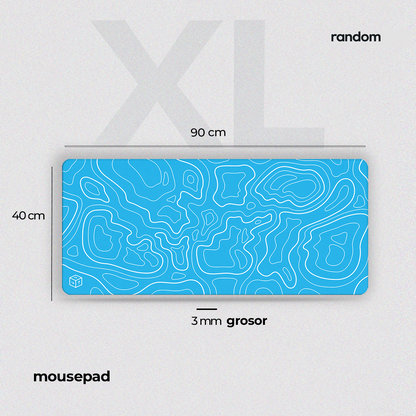 Mousepad Flux Azul