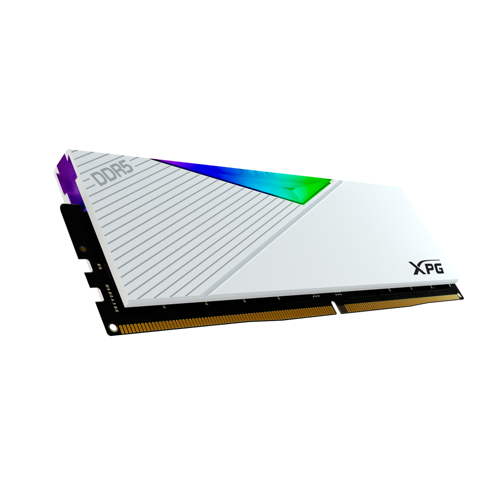 Memoria RAM XPG Lancer RGB DDR5 / 6400MHz / 32GB / CL32 /  XMP/EXPO / Blanco