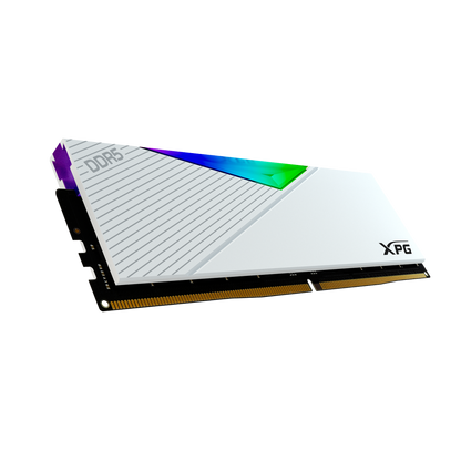 Memoria RAM XPG Lancer RGB DDR5 / 6400MHz / 32GB / CL32 /  XMP/EXPO / Blanco