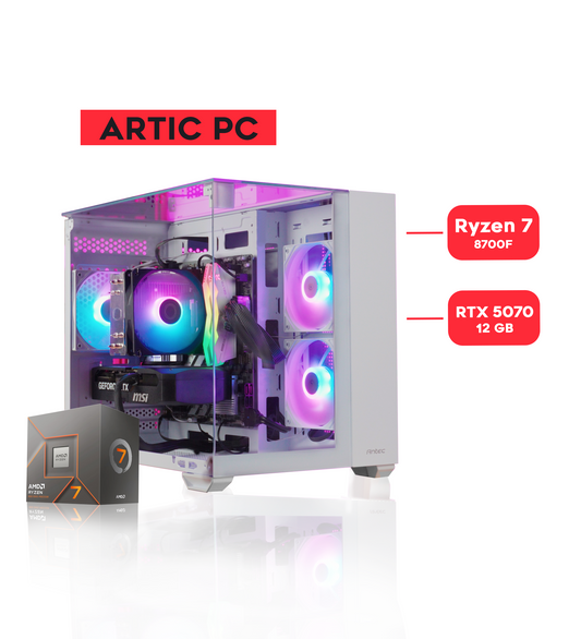 ARTIC PC / RYZEN 7 8700F / RTX 5070