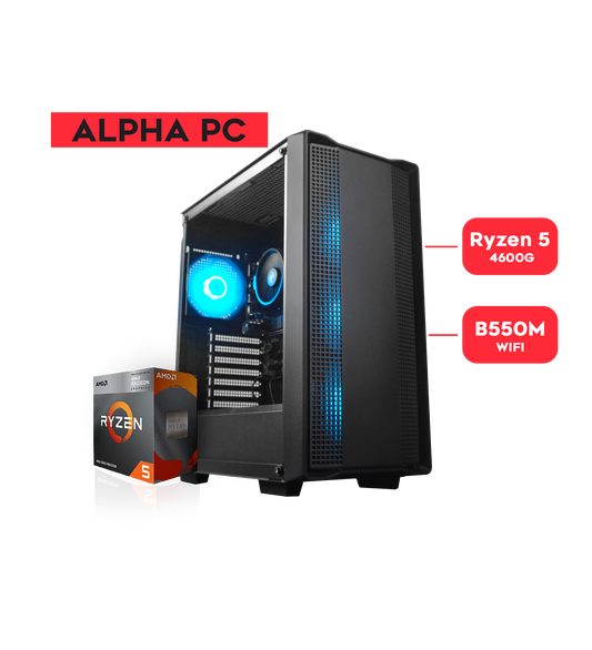 ALPHA PC / RYZEN 5 4600G / B550M WIFI