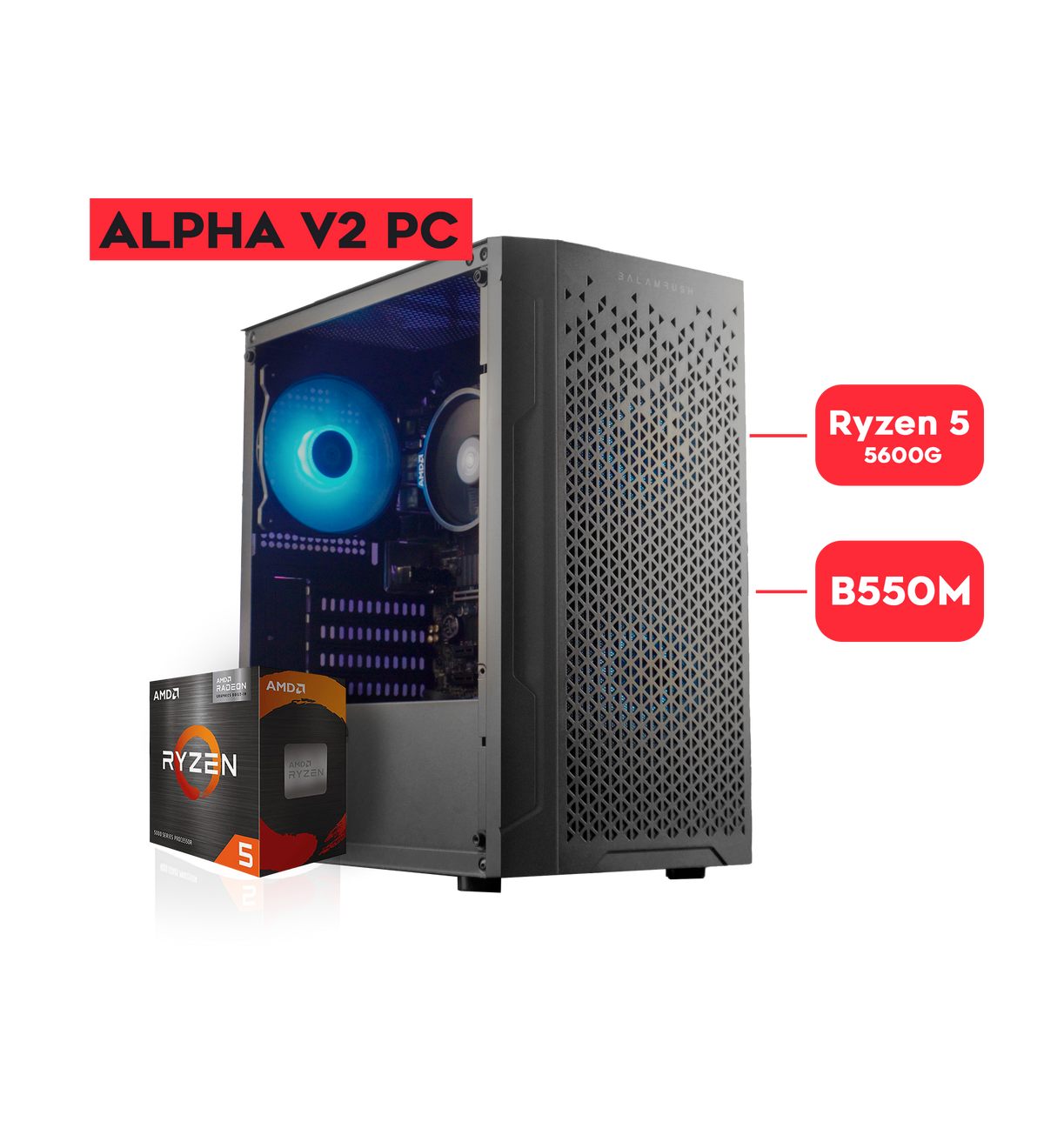 ALPHA PC V2 / RYZEN 5 5600G / B550M – Random Access Mexico