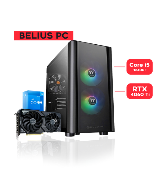 BELIUS PC / i5 12400F / RTX 4060 Ti