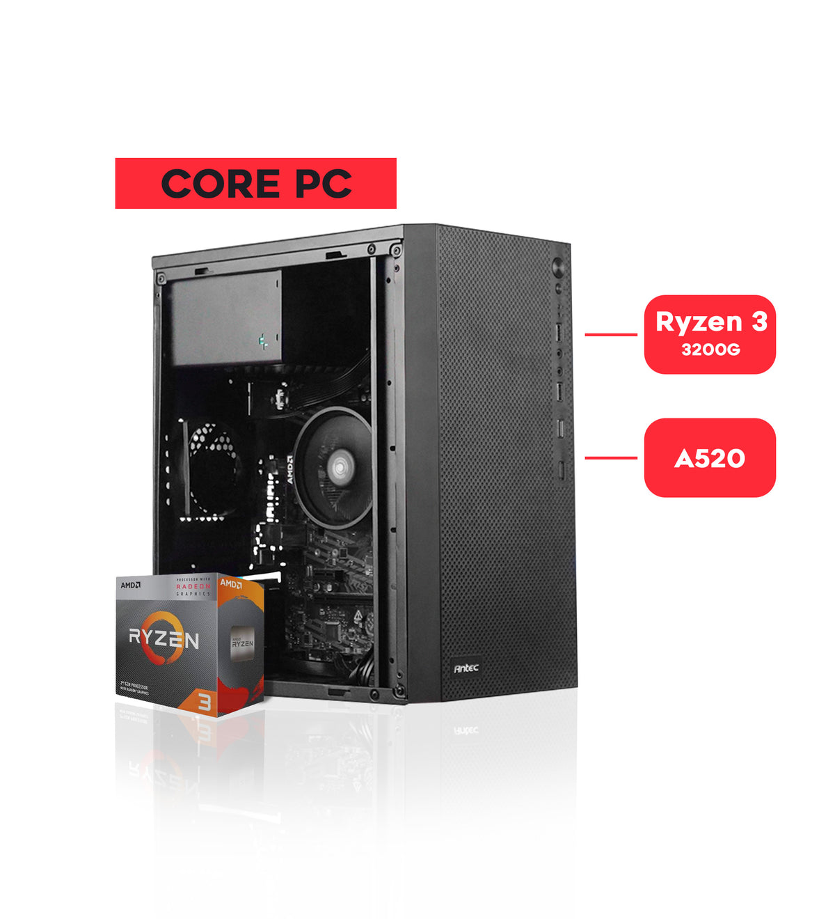 CORE PC / RYZEN 3 3200G / A520