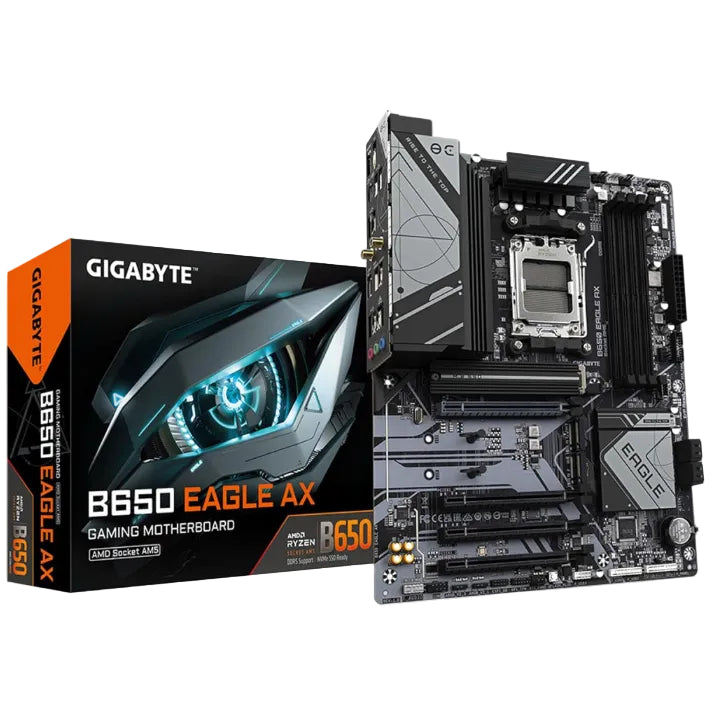 Tarjeta Madre Gigabyte B650 EAGLE AX / ATX / Socket AM5 / AMD B650 / 192GB DDR5 / HDMI/DP para AMD