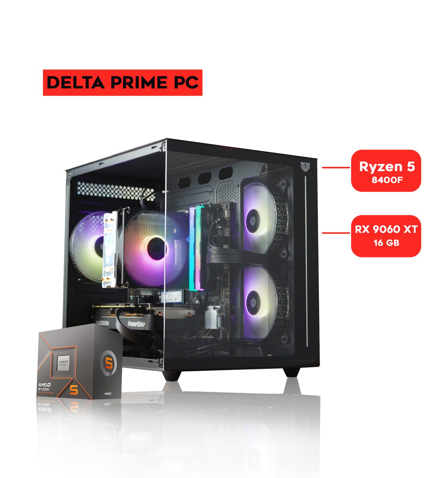 DELTA PRIME PC / RYZEN 5 8400F / RX 9060 XT 16GB