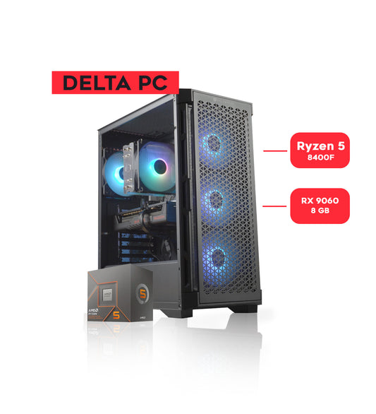 DELTA PC / RYZEN 5 8400F / RX 9060 8GB