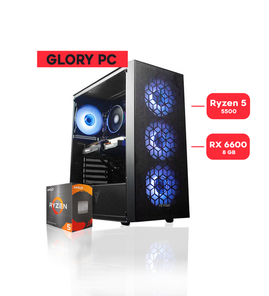 GLORY PC / RYZEN 5 5500 / RX 6600