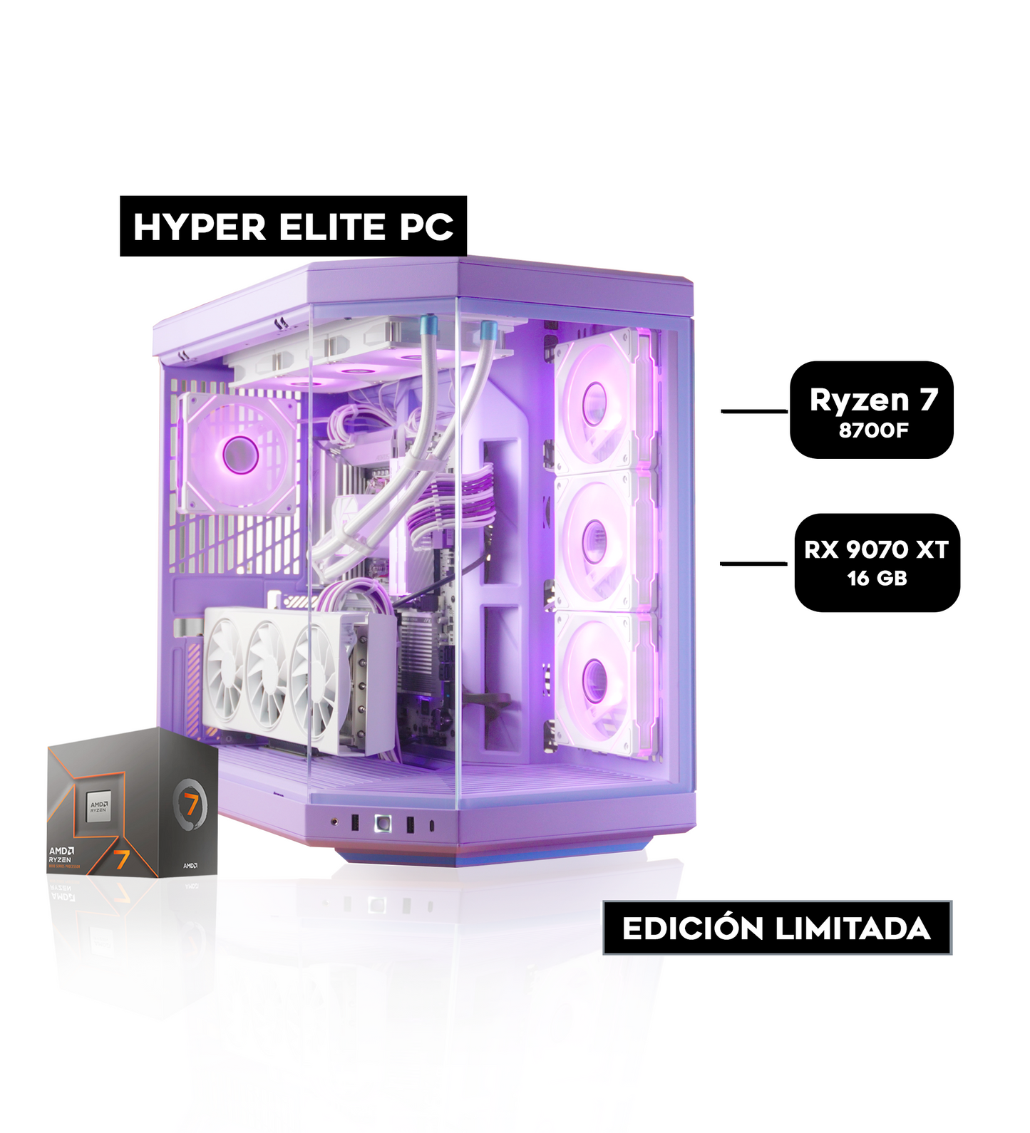 HYPER ELITE PC / RYZEN 7 9700X/ RX 9070 XT