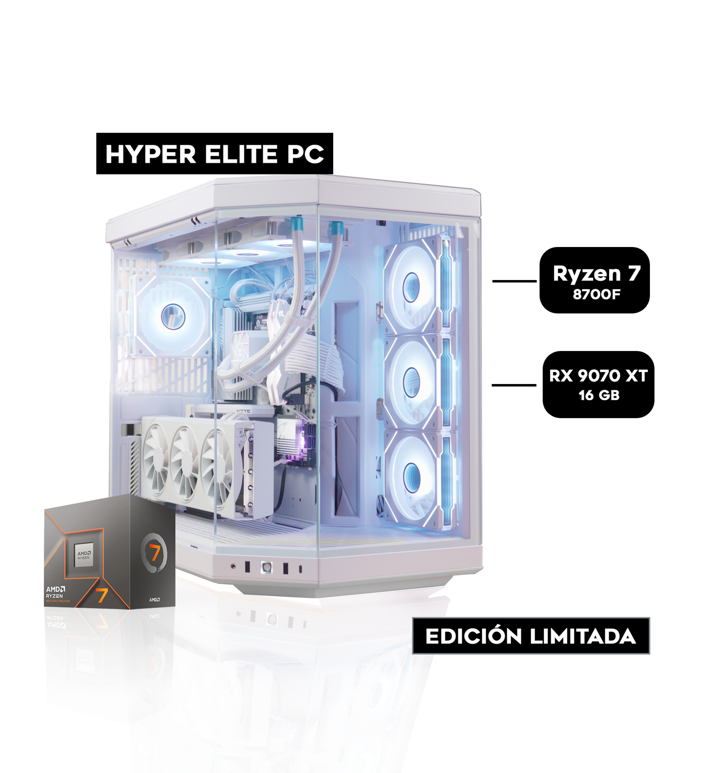 HYPER ELITE PC / RYZEN 7 9700X/ RX 9070 XT