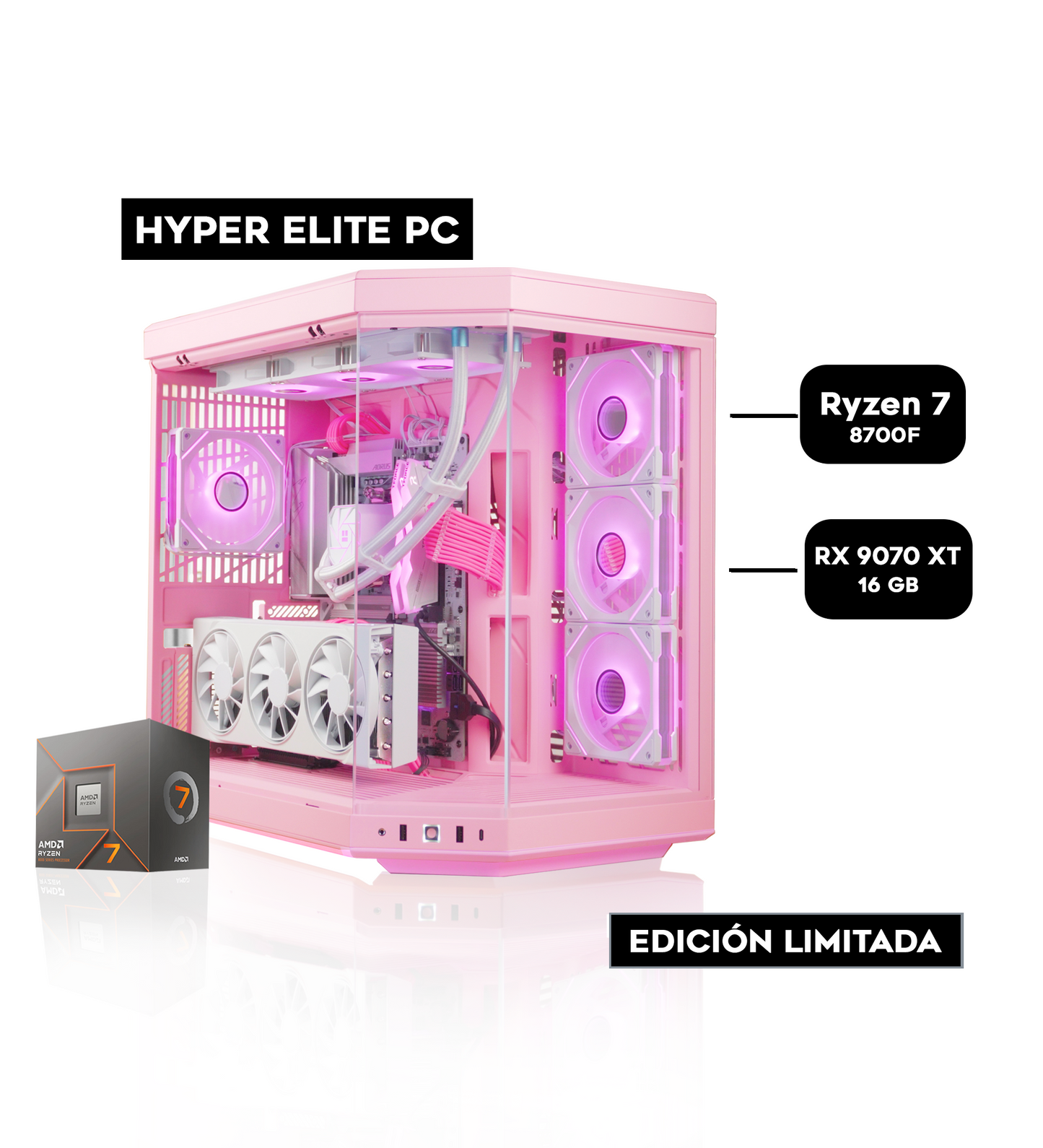 HYPER ELITE PC / RYZEN 7 9700X/ RX 9070 XT