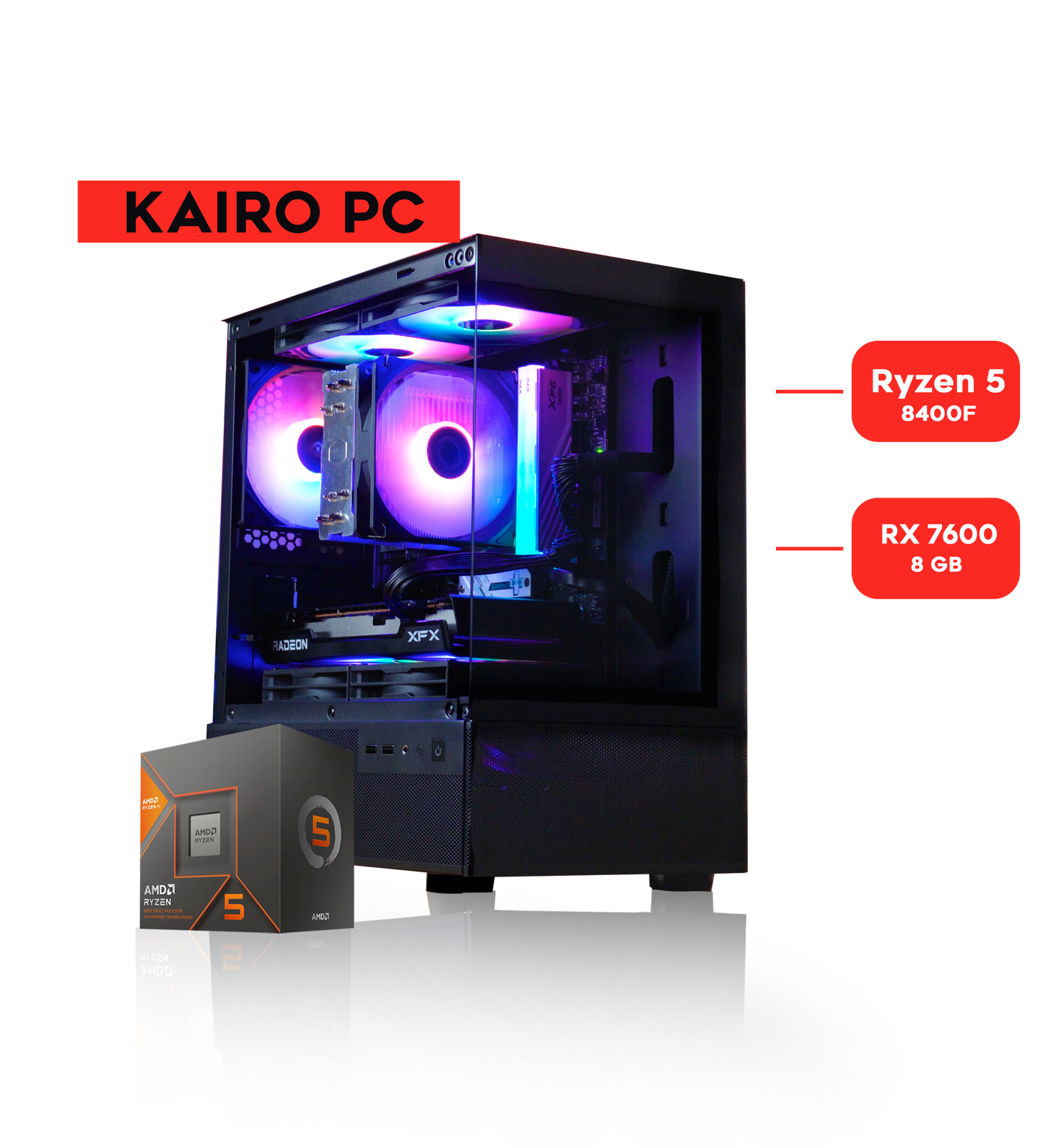 KAIRO PC / RYZEN 5 8400F / RX 7600