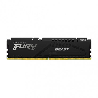 Memoria RAM Kingston FURY Beast Black DDR5 /  5200MHz / 16GB /  CL40 /  XMP