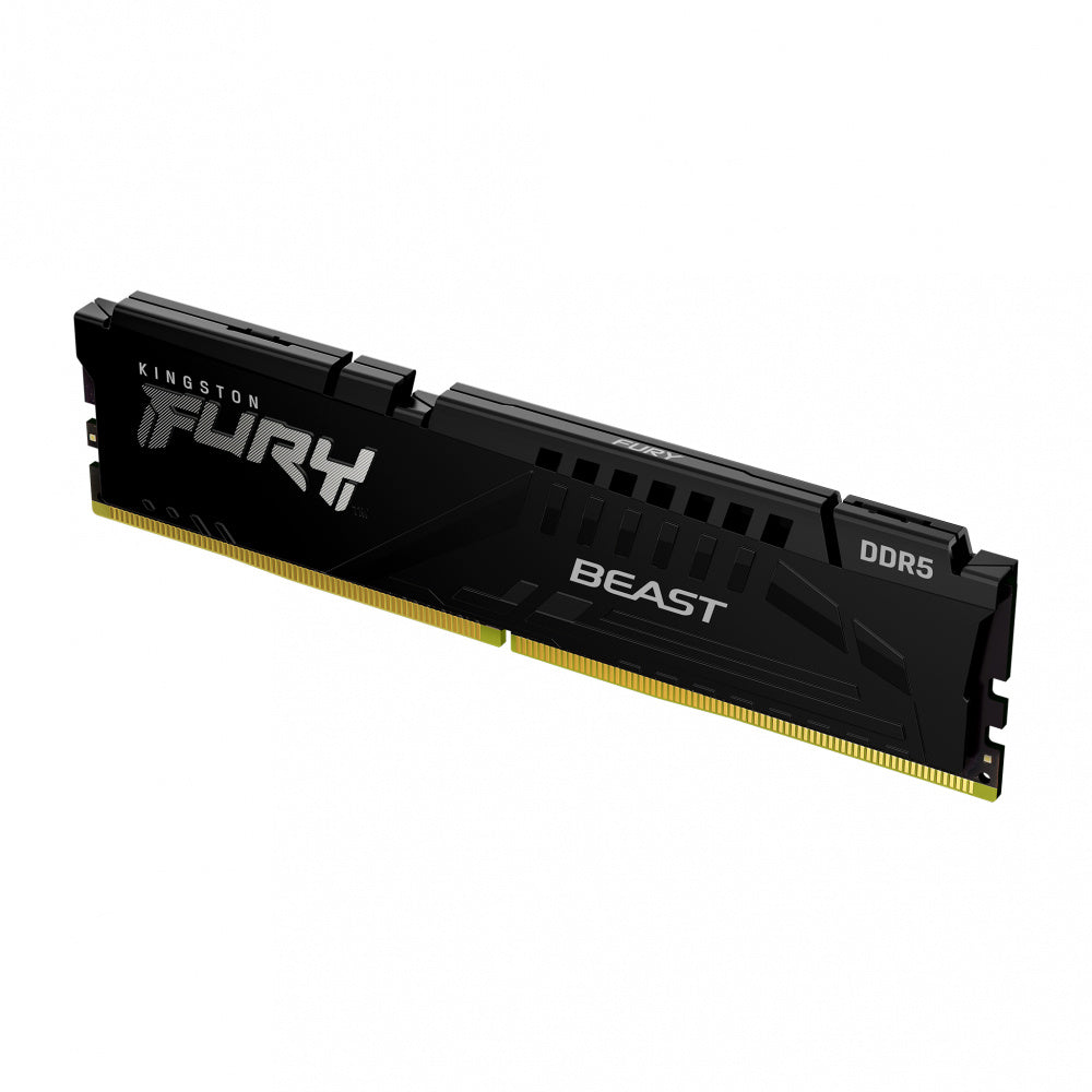 Memoria RAM Kingston FURY Beast Black DDR5 /  5200MHz / 16GB /  CL40 /  XMP