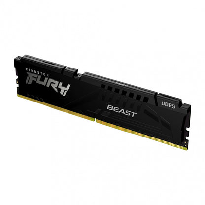 Memoria RAM Kingston FURY Beast Black DDR5 /  5200MHz / 16GB /  CL40 /  XMP