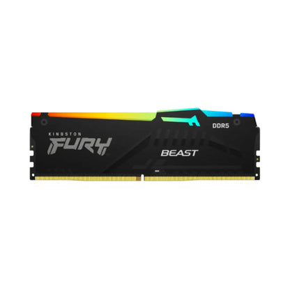 Memoria RAM Kingston FURY Beast RGB DDR5 /  5600MHz /  16GB /  CL36 /  XMP/EXPO