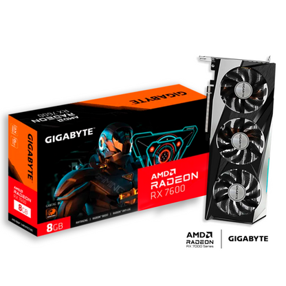 Tarjeta de Video Gigabyte AMD Radeon™ RX 7600 / GAMING OC/ 8GB / 128-bit GDDR6/ PCI Express 4.0