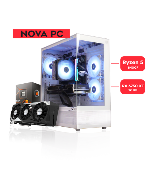 NOVA PC / RYZEN 5 8400F / RX 6750 XT