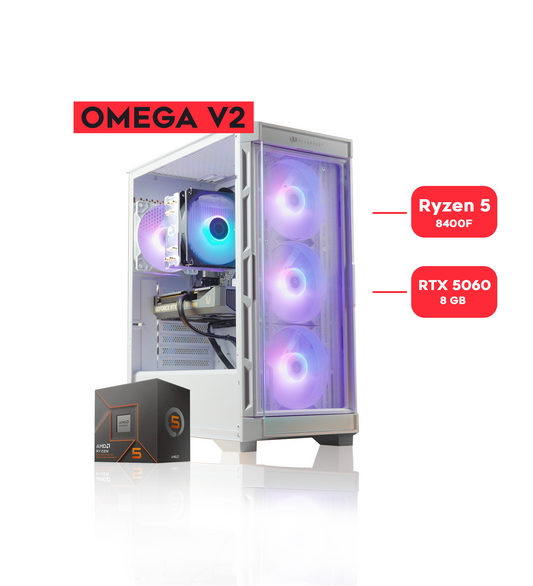 OMEGA V2 / RYZEN 5 8400F / RTX 5060 8GB