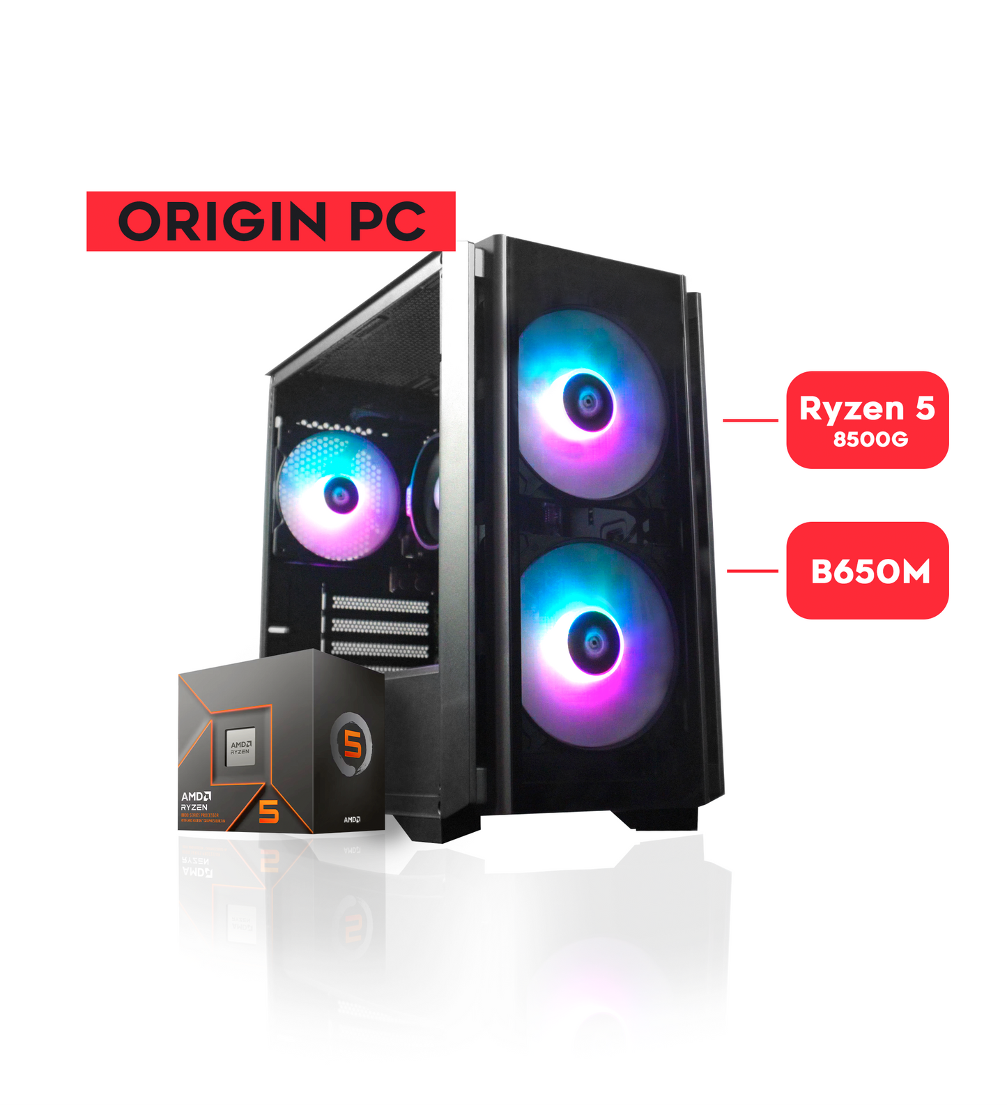 ORIGIN PC / RYZEN 5 8500G / B650M