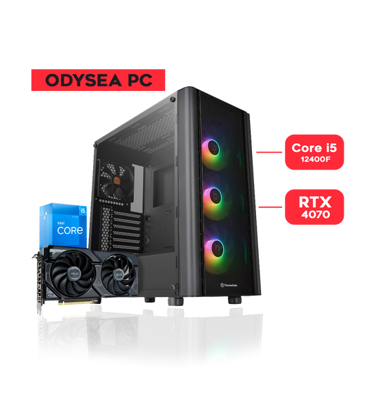 ODYSEA PC / i5 12400F / RTX 4070