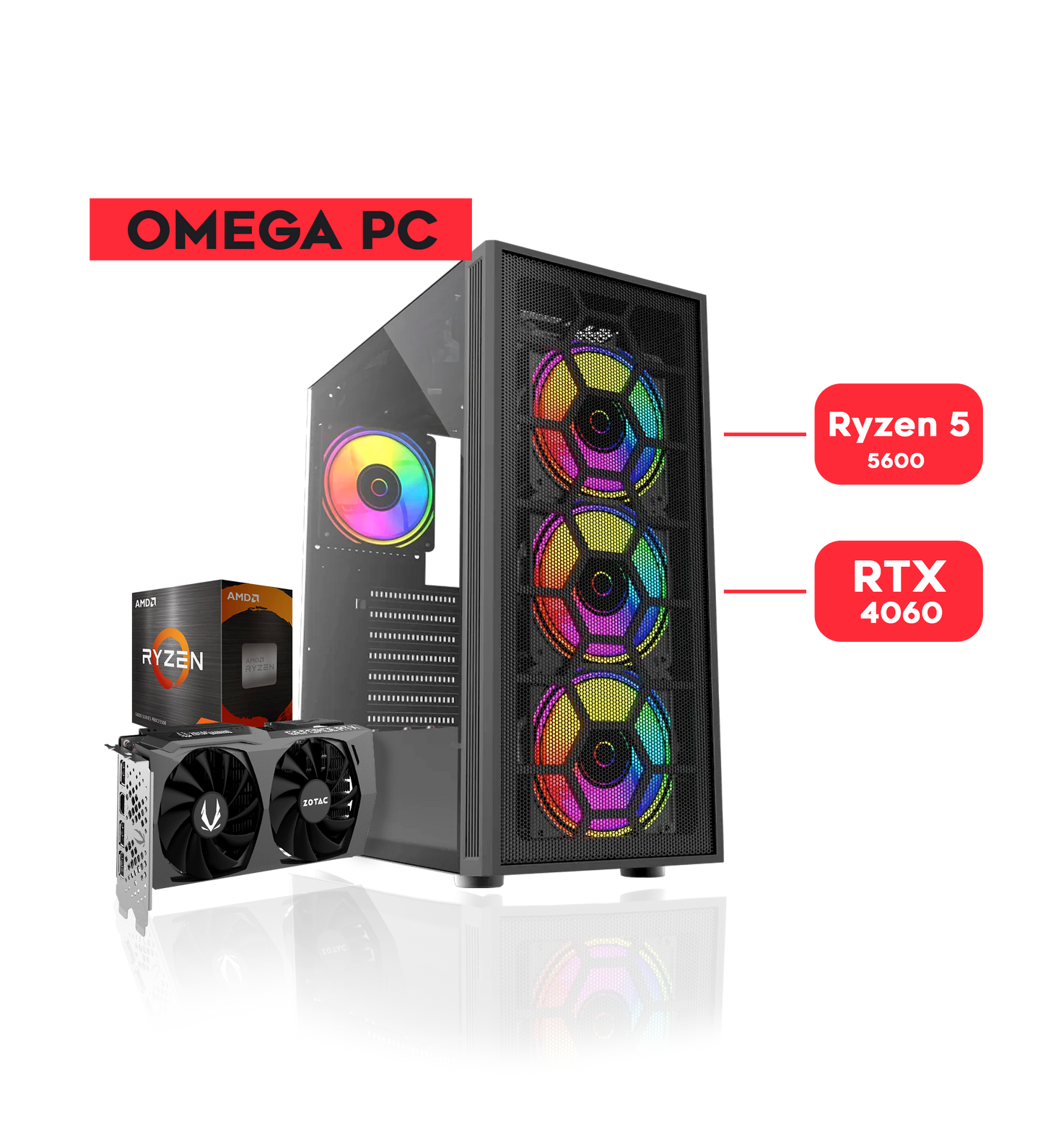 OMEGA PC / RYZEN 5 5600 / RTX 4060