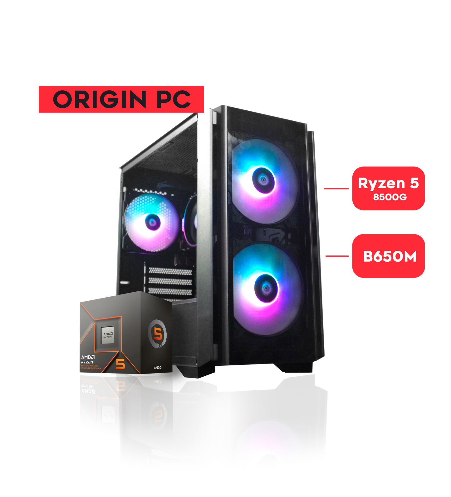 ORIGIN PC / RYZEN 5 8500G / B650M