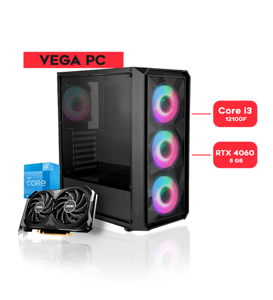 VEGA PC / i3 12100F / RTX 4060