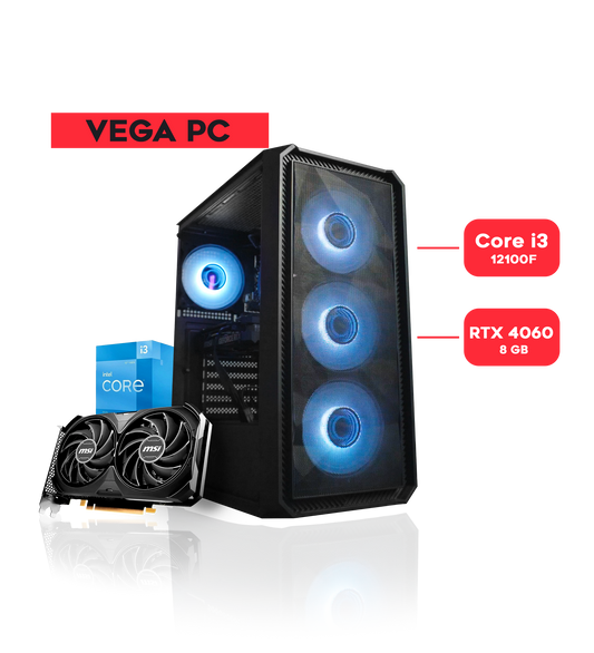 VEGA PC / i3 12100F / RTX 4060