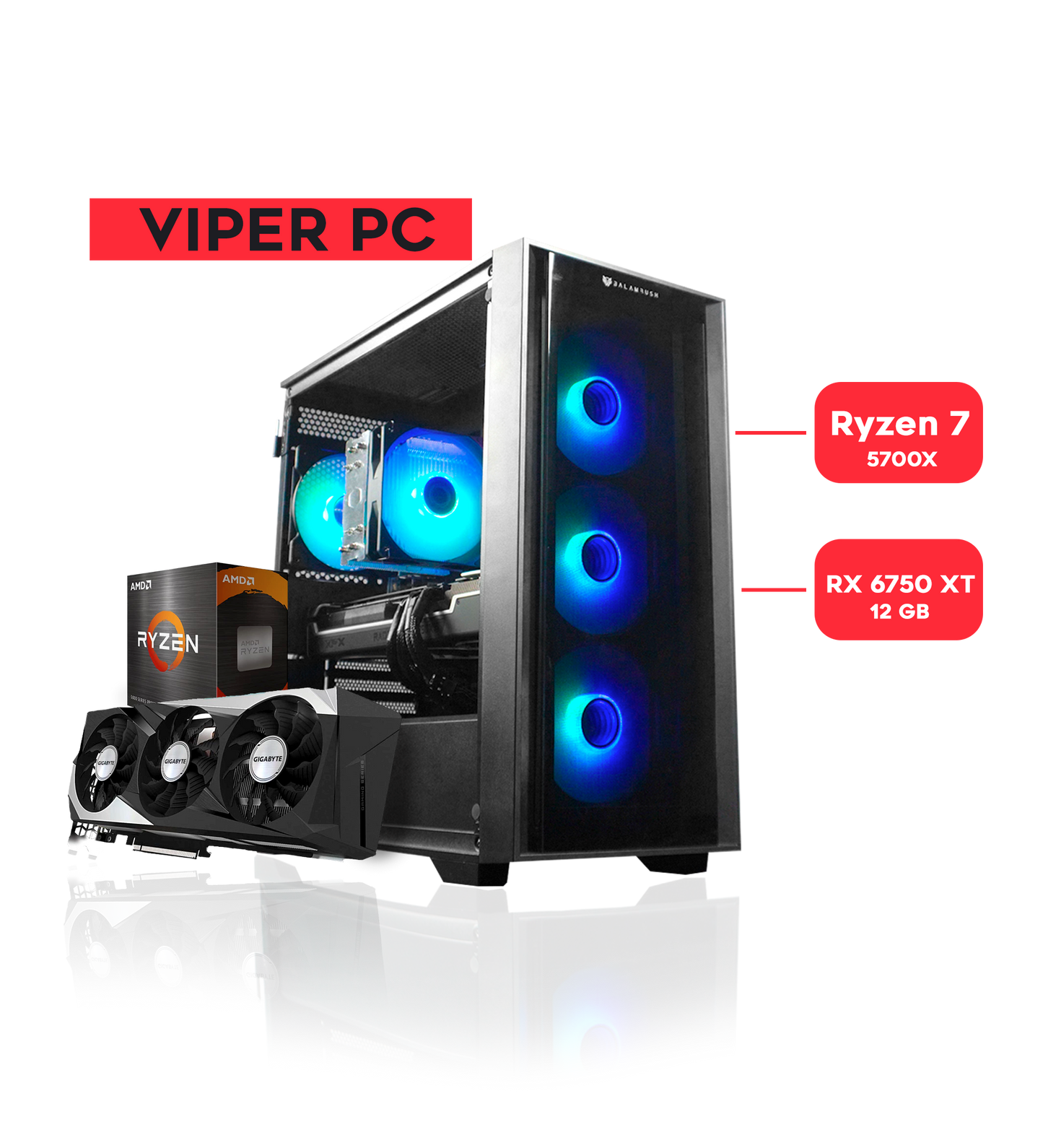 VIPER PC / RYZEN 7 5700X / RX 6750 XT